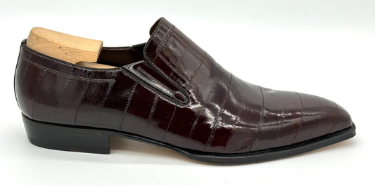 Mocassin Roberto Celk en anguille marron
