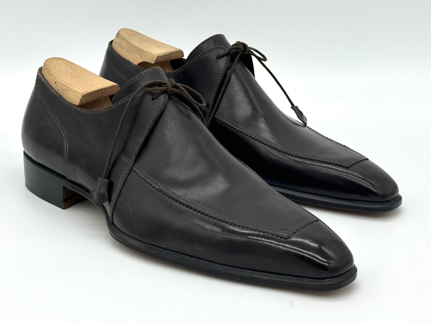 Derby Roberto Celk en cuir marron foncé