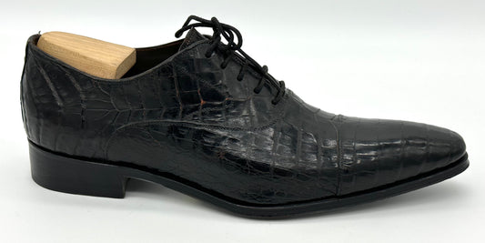 Richelieu Roberto Celk en crocodile noir