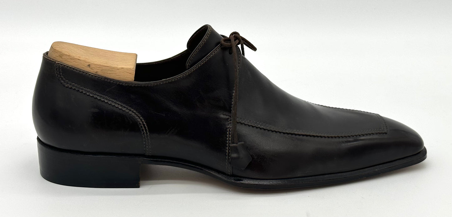 Derby Roberto Celk en cuir marron foncé