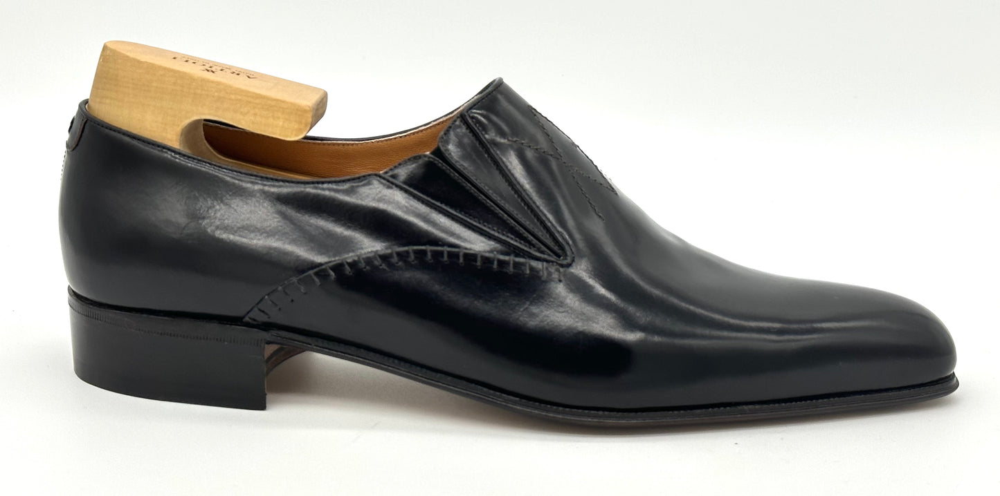 Mocassin Artioli en cuir marron foncé