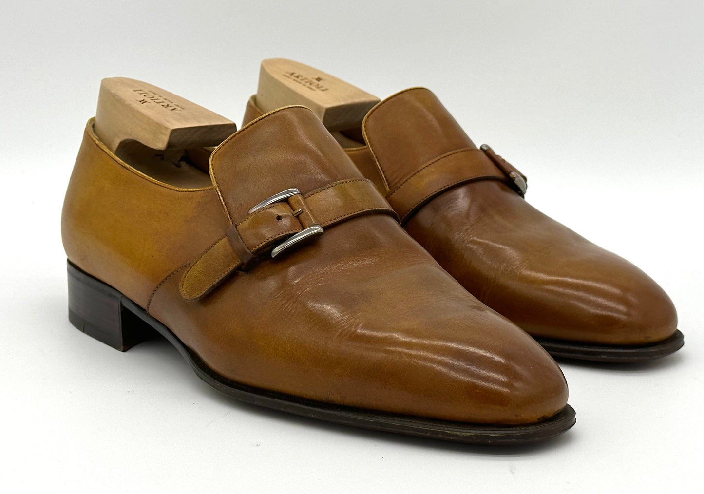 Soulier Artioli en cuir marron