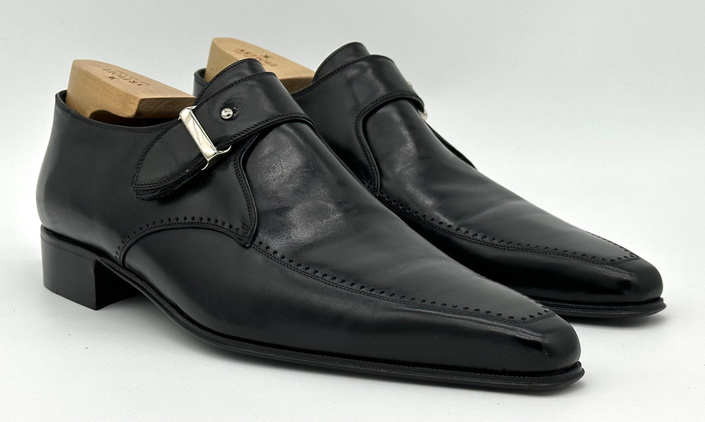 Soulier à boucle Artioli en cuir noir