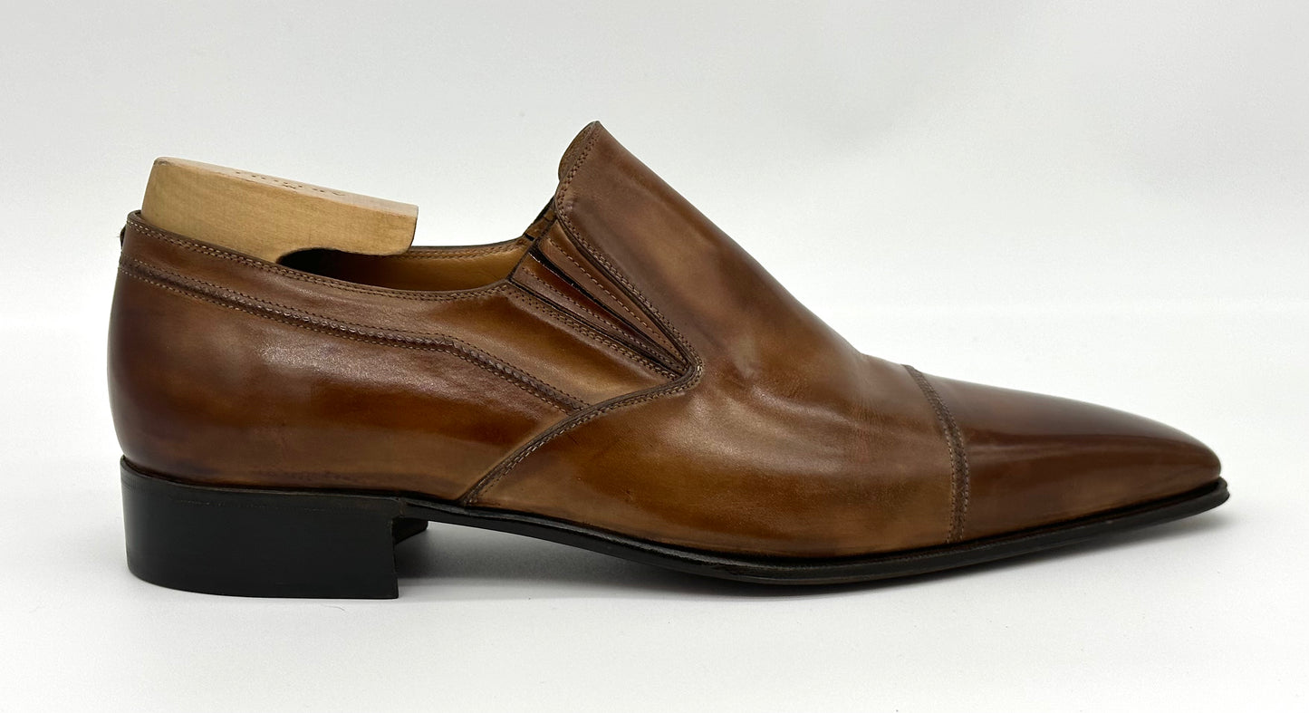 Mocassin Artioli en cuir marron