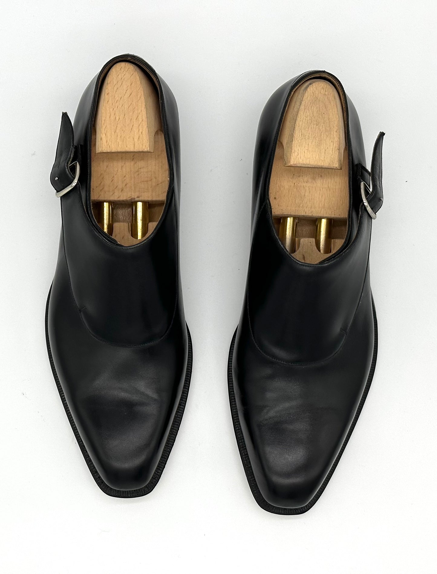 Soulier à boucle en cuir noir Roberto Celk