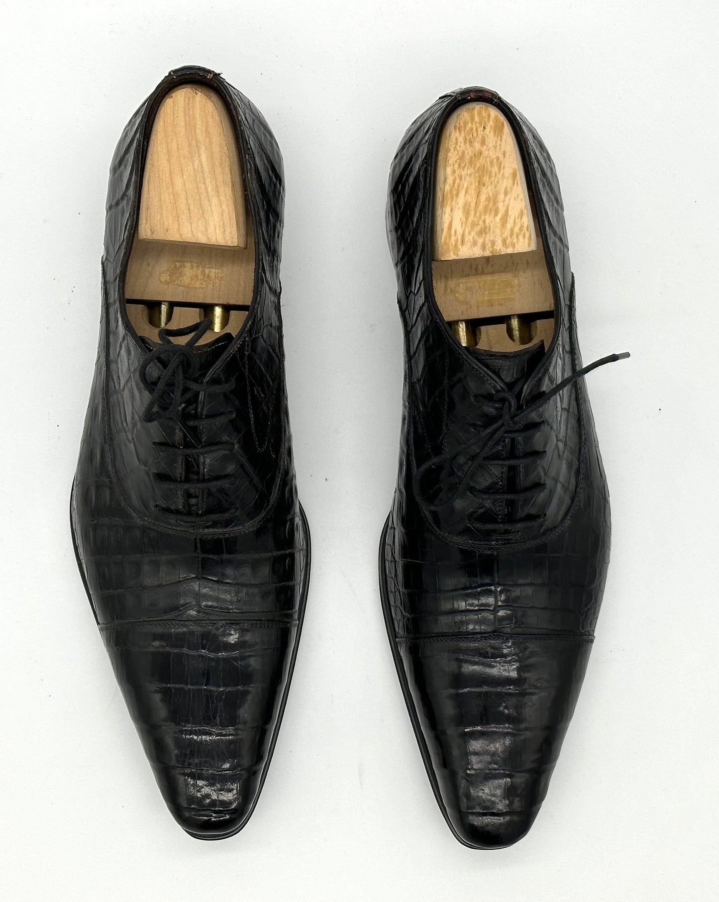 Richelieu Roberto Celk en crocodile noir