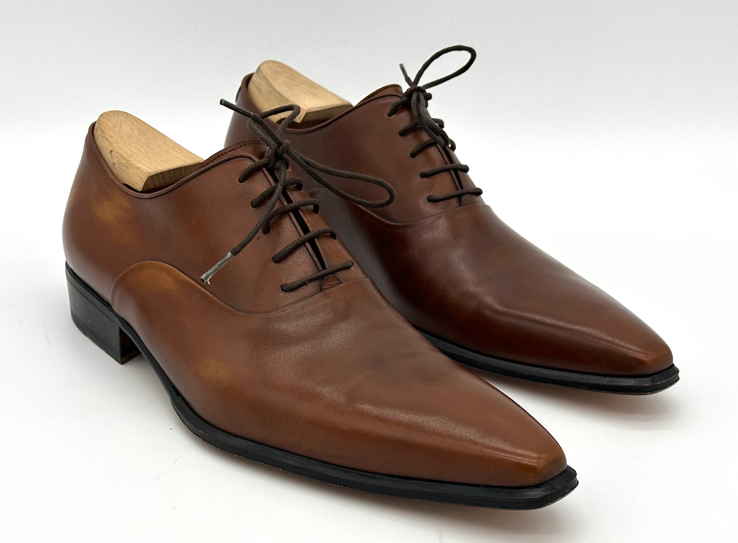 Richelieu Roberto Celk en cuir marron