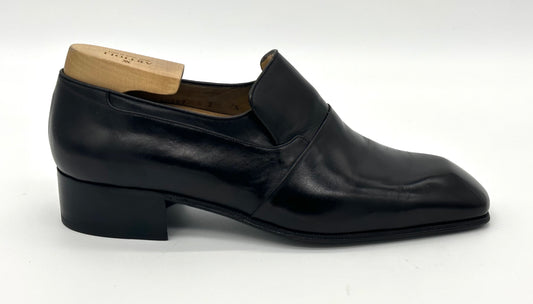 Mocassin Artioli en cuir noir