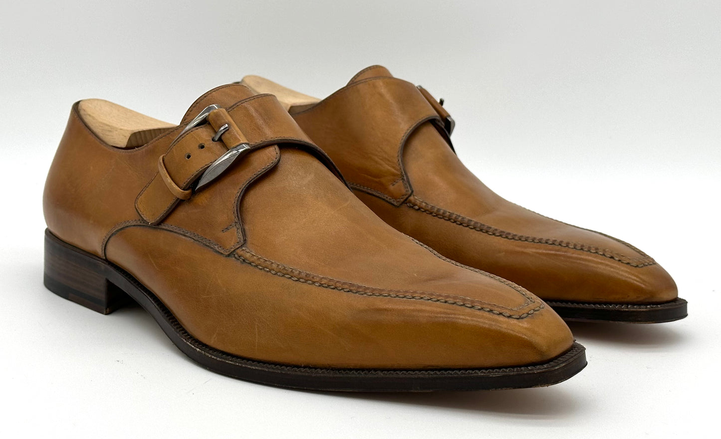 Soulier à boucle Speroni en cuir marron