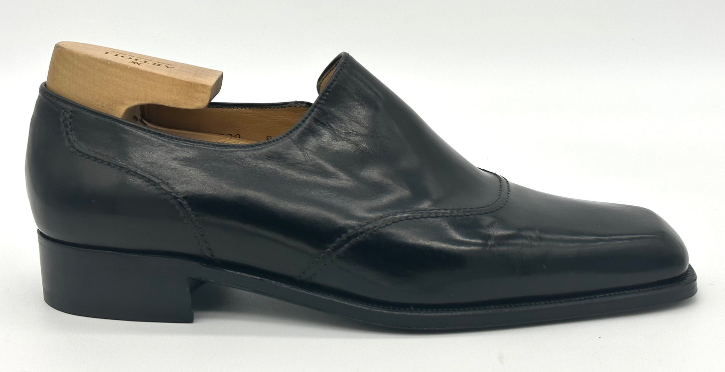 Mocassin Artioli en cuir noir