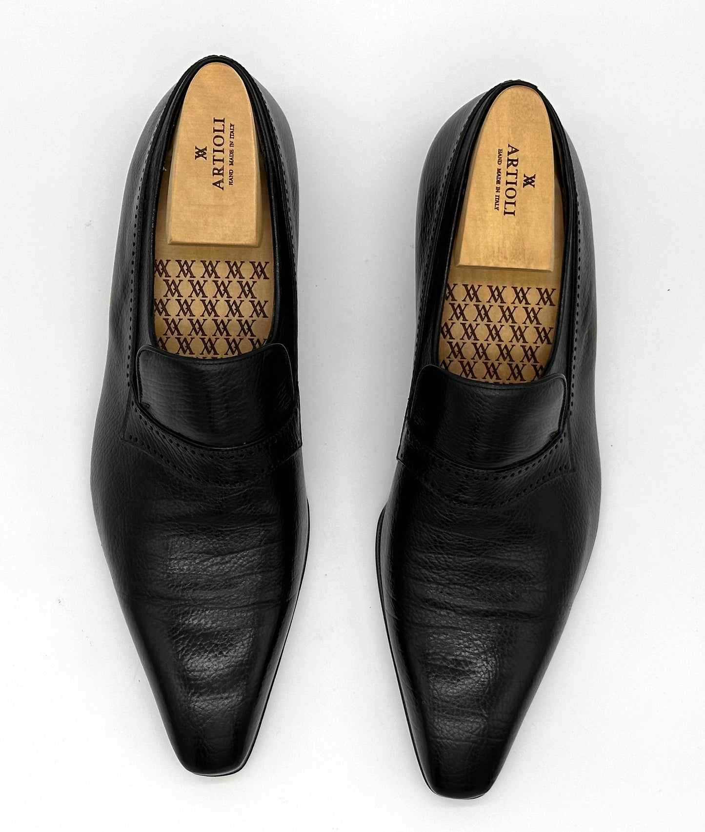 Mocassin Artioli en lama noir