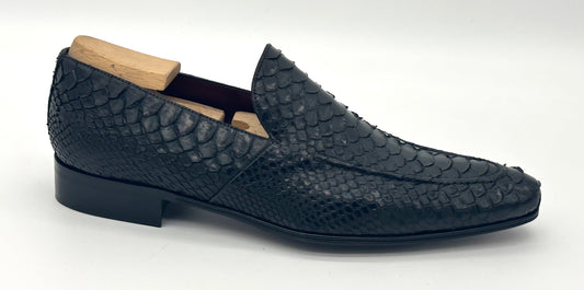 Mocassin Roberto Celk en python noir